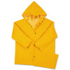 Anchor Products Polyester Raincoat, 0.35 mm PVC/Polyester, Yellow, 48 in, 4X-Large, 1/EA, #4148XXXXL
