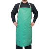 Best Welds Cotton Sateen Bib Apron, Protective Leather Patch, 24 in x 42 in, Visual Green, 1/EA, #CA700