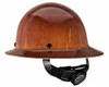MSA Skullgard Full Brim Hard Hats, Staz-On Suspension, Brown, 1/EA, #454672