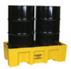 Eagle Mfg Spill Containment Pallets, Yellow, 4,000 lb, 66 gal, 26 1/4 in x 51 in, 1/EA, #1620