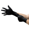 Ansell Black Dragon Latex Exam Gloves, Large, Natural Rubber Latex, Black, 100/BX, #BD1003PF