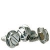 1/4"-20 x 5/8" F/T Indented Hex Washer Head Slotted Thread Cutting Screws Type 23 Zinc Cr+3 (2,500/Bulk Pkg.)