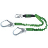 Honeywell StretchStop Lanyards with SofStop Shock Absorber,6ft, Locking Rebar Hooks,2 Legs, 1/EA, #8798RSSZ76FTGN