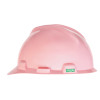 MSA V-Gard Hard Hat, Slotted Cap w/ Staz-On Suspension, Pink #485364