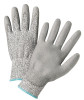 West Chester 720DGU Palm Coated HPPE Gloves, Large, Gray, 12 Pair, #720DGUL