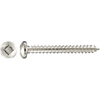 #12-11 x 1" Pan Head Square Tapping Screws Type A Zinc Cr+3 (100/Pkg.)