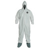 DuPont ProShield NexGen Coveralls with Attached Hood and Boots, White, Large, 25/CA, #NG122SWHLG002500