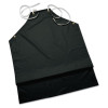 Ansell CPP Supported Aprons, 35 in X 45 in, Hycar, Black, 12/DZ, #105256