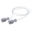 3M Pistonz Earplug P1401, Polyurethane, Gray, Corded, 100/BX, #7000127673