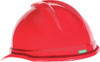 MSA V-Gard 500 Vented Hard Hat Cap Style, 6 Point Ratchet, Cap, Red, 1/EA, #10168437