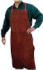 Best Welds Leather Bib Apron, 24 in x 42 in, Lava Brown, 1/EA, #500