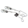 Honeywell Rope Lanyard, 50 ft, Harness; Anchorage Connection, 2 Locking Snap Hooks, Yellow, 1/EA