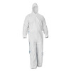 Kimberly-Clark Professional KLEENGUARD* A40 Hooded Coveralls with Breathable Back, Blue/White, X-Large, 1/CA, #37163