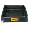 Justrite Mini-Berm Flex Trays, Black, 110 gal, 6 ft x 5 ft, 1/EA, #28448