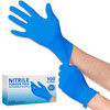 GENERAL SUPPLY General Purpose Nitrile Gloves, Powder-Free, Large, Blue, 3 4/5 mil, 1/CT, #GEN8981LCT