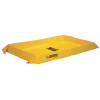 Justrite Maintenance Spill Containment Berms, Yellow, 60 gal, 4 ft x 4 ft, 1/EA, #28408