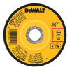 DeWalt Type 27 Depressed Center Wheels, 4 1/2 in, A24R Grit, 13,300 rpm, Aluminum Oxide, 10/EA, #DW4542