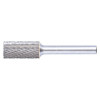Pferd Carbide Tree/Pointed Shape Bur Bit, 1/2"Dia.x3/4"L Cut, 1/4" Shank, Alt. Diamond, 1/EA, #24822
