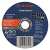Bosch Tool Corporation Thin Cutting/Rapido Type 1A (ISO 41) Wheels, 4", 5/8 in Arbor, AS60INOX-BF Grit, 25/EA, #TCW1S400