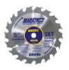 Irwin Marathon® Cordless Circular Saw Blades, 5 3/8", 18 Teeth #IR-14015 (5/Pkg)