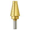 Bosch Tool Corporation Titanium Coated Step Drill Bits, 9/16 in - 1 in, 8 Steps, 1/EA, #SDT7