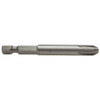 Apex Tool Group Phillips Power Bits, #3, 1/4 in Drive, 2-3/4 in, 5/16 in Diam, 1/BIT #493AX