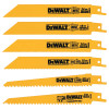 DeWalt Reciprocating Blade Sets, Wood/Metal, 6 pc, 1/ST, #DW4856