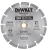 DeWalt Segmented Rim Diamond Blades, 7 in, 1/EA, #DW4714T