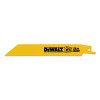 DeWalt Metal Cutting Reciprocating Saw Blades, 4 in, 24 TPI, Straight Back, 5/PK, 5/PKG, #DW4812