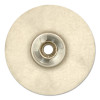 Bosch Tool Corporation EZ Lock Cloth Polishing Wheels, 1 in, Yellow, 1/EA, #423E