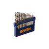 Irwin® 29-Piece M-42 Metal Index Drill Bit Sets, 1/2"-1/6" Cutting Dia, #IR-3018002B (1/Pkg)