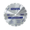 Irwin Steel Circular Saw Blades, 10", 80T, #IR-11270ZR (5/Pkg)