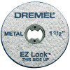 Bosch Tool Corporation EZ Lock Cut-Off Wheel, 1-1/2 in, 1/PK, #EZ456