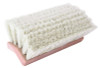 Weiler Bi-Level Scrub Brush, 10 in Foam Block, 2 3/4 in Trim L, Flagged WH Polystyrene, 1/EA, #44699