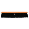 Magnolia Brush No. 24A Line Garage Brushes, 36 in Hardwood Block, 4 in Trim L, Stiff Black Poly, 6/EA, #2436A