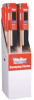 Weiler Medium Sweeping Broom Display Packs, 18 in, 3 in Trim L, Black Synthetic, 1/EA, #36634