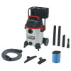 Ridgid Tool Company Stainless Steel Wet/Dry Vac with Cart Model 1610RV, 16 gal, 6.5 hp, 1/EA, #50353