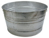 Magnolia Brush 48.61-QT. GALVANIZED TUB, 1/EA, #1tub