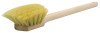 Weiler Wood Block Utility Scrub Brushes, 2 in Trim L, White Tampico, 20 In Handle, 12/EA, #44017