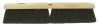 Weiler Horsehair/Polystyrene/Polypropylene Medium Sweep Brushes, 24 in, 3 in Trim L, BK, 1/EA, #70068