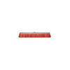 Magnolia Brush Strip Brushes, 18 in Steel Block, 3 in Trim L, Red/Black Synthetic, 12/CTN, #7018