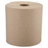 Windsoft Nonperforated Roll Towels, 8" x 800ft, Brown, 6/CT, #WIN12806
