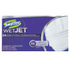 Swiffer WetJet System Refill Cloth, 11.3 in x 5.4 in, White, 24/Box, 96/CA #08443