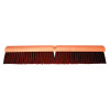 Magnolia Brush No. 22 Line Garage Brush, 16 in Hardwd Block, 3 in Trim L, Coarse Brown Plastic, 12/EA, #2216