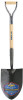 The AMES Companies, Inc. Shovels, 11 1/2 in X 8 3/4 in Round Point Blade, 27 in White Ash D-Handle, 1/EA, #1201500