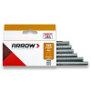 Arrow Fastener T25 Round Crown 3/8" Staples, (1,000 Pack/5 Packs), #256M