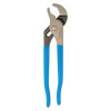 Channellock Tongue and Groove Pliers, 9 1/2 in, V-Jaws, 7 Adj., Clam Pack, 5/EA, #422