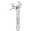 Channellock Adjustable Wrenches, 6.38 in Long, 1.06 in Opening, Chrome, 5/EA, #806PW