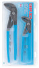 Channellock Griplock Tongue and Groove Plier Set, 10 in and 12 in Lengths, Hex Jaw, 1/EA, #GLS1