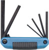 Eklind Tool Ergo-Fold Hex Key Sets, 6 per set, Hex Tip, Metric, 1/ST, #25161